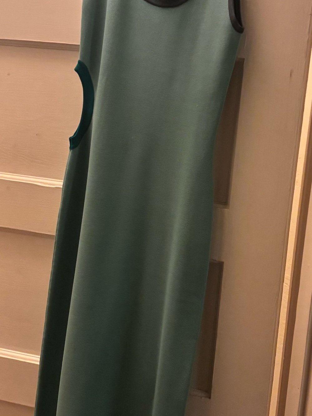 Sleeveless Maxi Dress in Teal Green